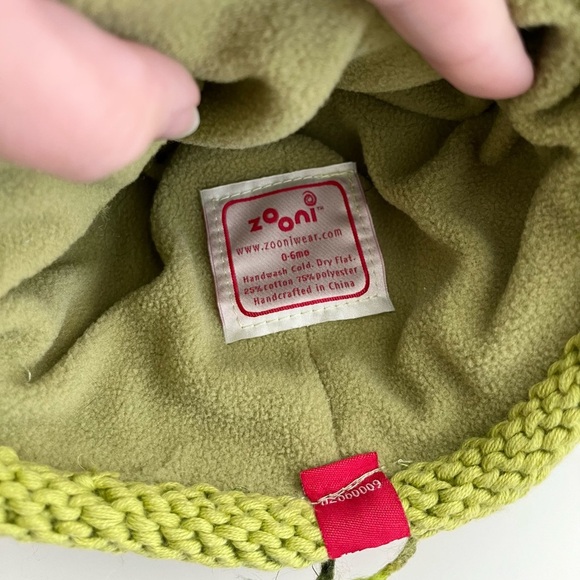 NWT Zooni Grinch Hawaiian Grass Mop Top Green Infant Baby Hat XS Baby Size 0-6m - Picture 6 of 6